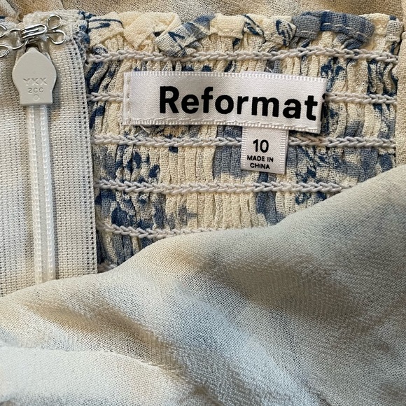 Reformation juliette Dress   Pompadour    authentic - Picture 15 of 16